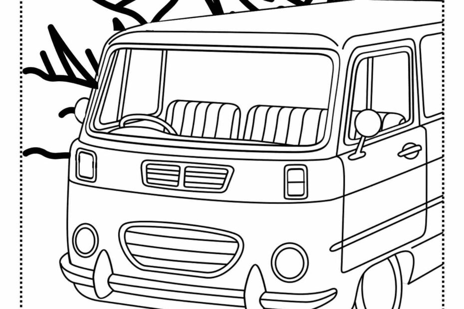 וואן בטבע לצביעה לילדים