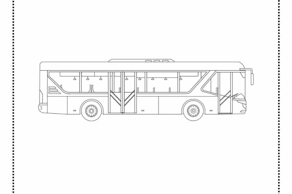 אוטובוס נוסעים לצביעה לילדים