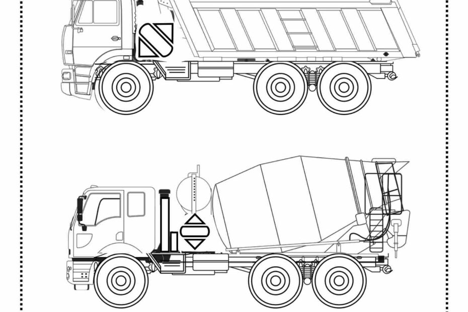 מערבל בטון לצביעה לילדים